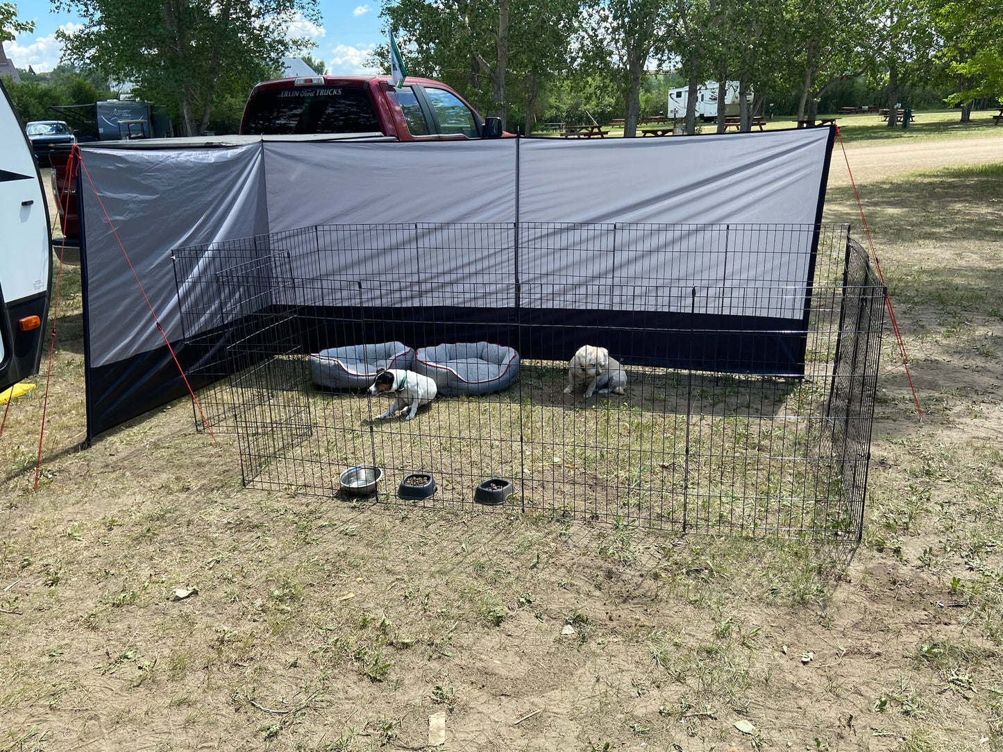 YXE Windbreak Privacy Screen - Grey